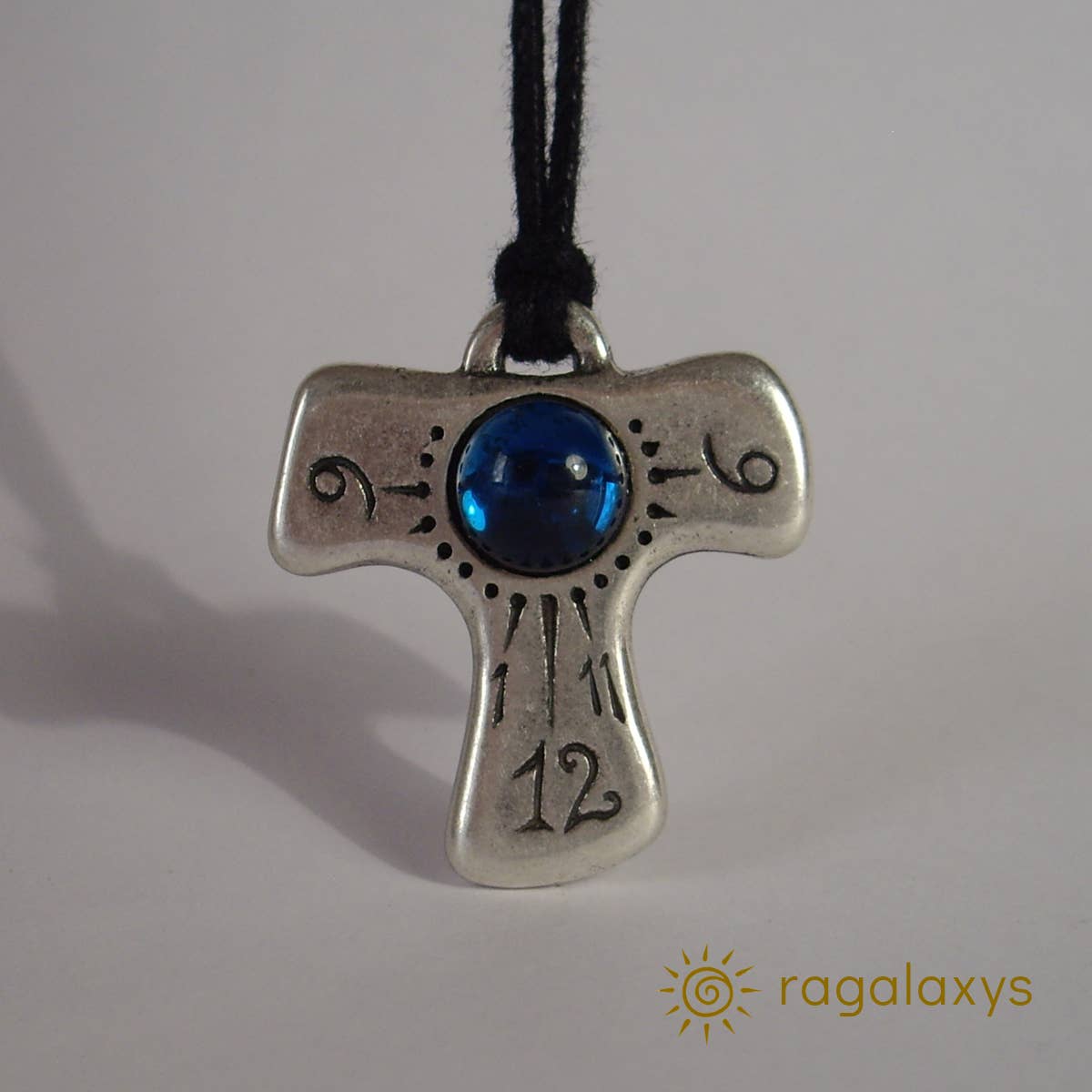 Ragalaxys – wholesale Pendant/charm necklace – TAU Sundial Pendant - Extensible cord 45-60cm.0