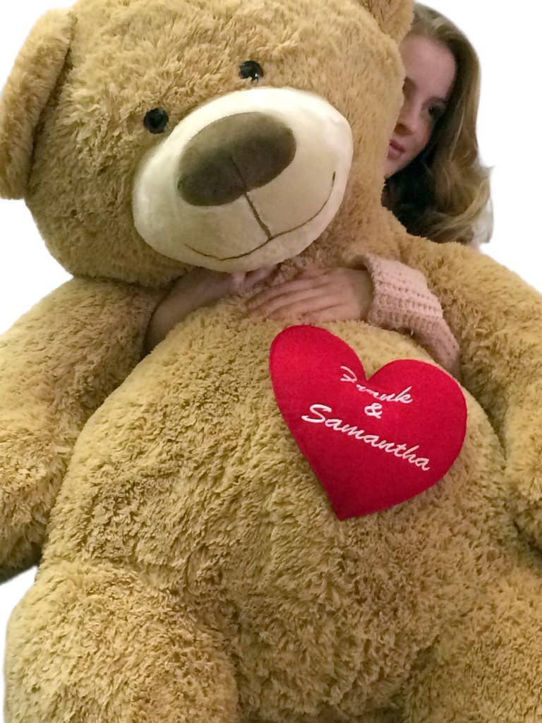 Big Plush - Vente Peluche – enfant et bébé - Ours en peluche géant personnalisé pour la Saint-Valentin, doux et lourd, 1,5 m0