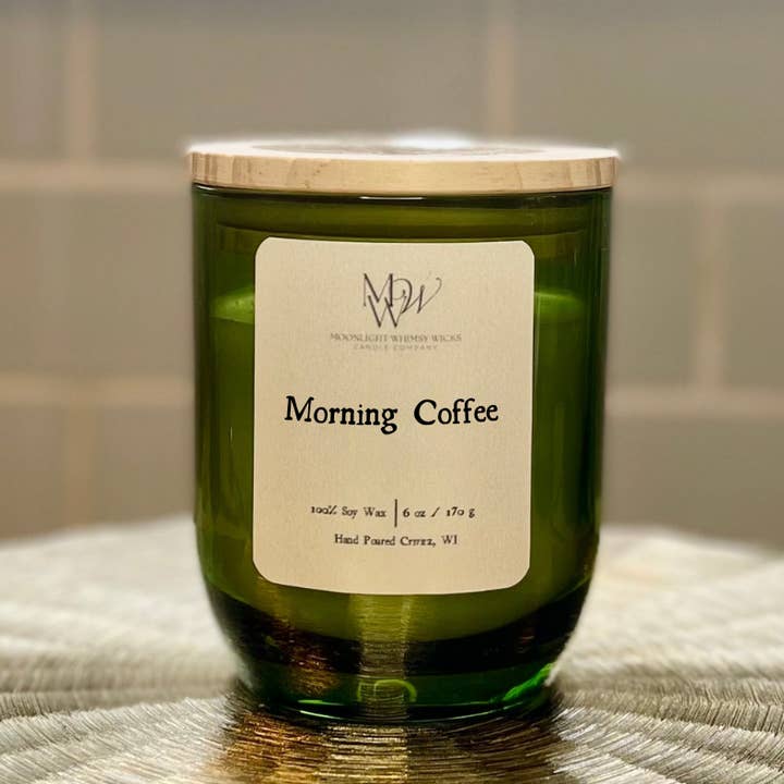 Café de la Mañana | Vela de Cera de Soja de Lujo para venta al por mayor de Moonlight Whimsy Wicks