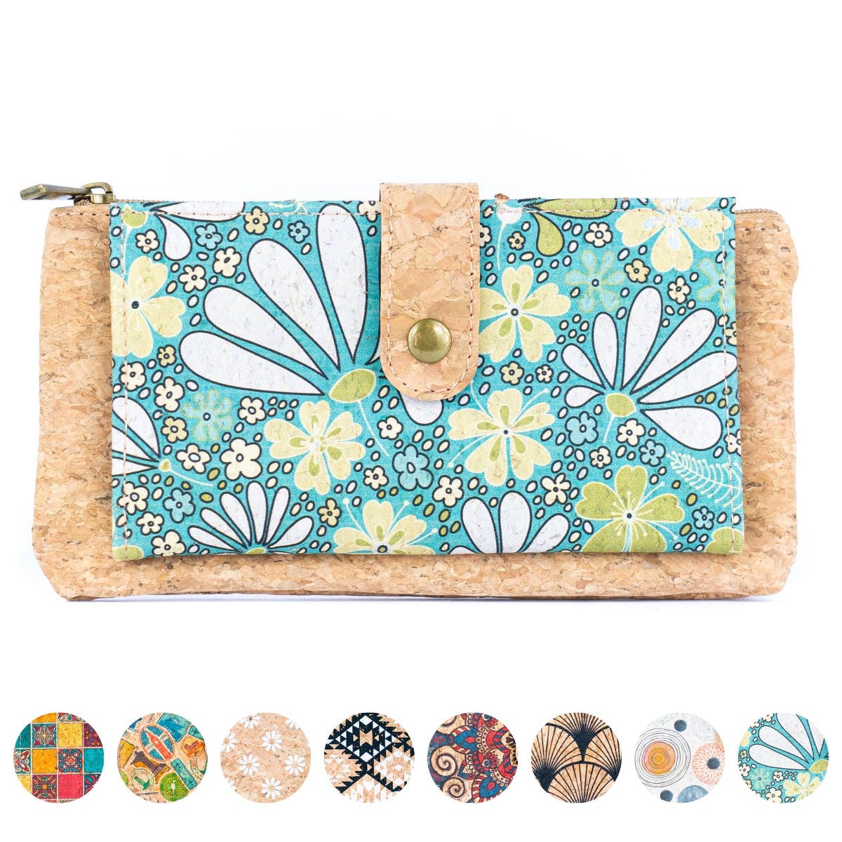 Meninas Bonitas Cork – Engroshandel Tegnebog - Dame – Sleek vegansk pung i kork BAG-230215