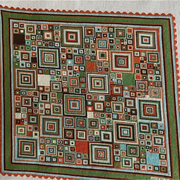 Mindfulnice - Wholesale DIY Craft Kit - Granny Square Counted Cross Stitch Pattern with Instructions9