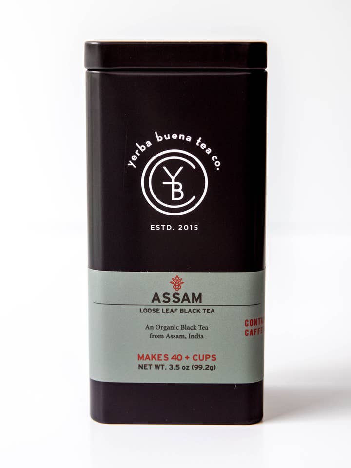 Assam Black Tea | Organic Malty Breakfast Blend | Tin for wholesale by Yerba Buena Tea Co.