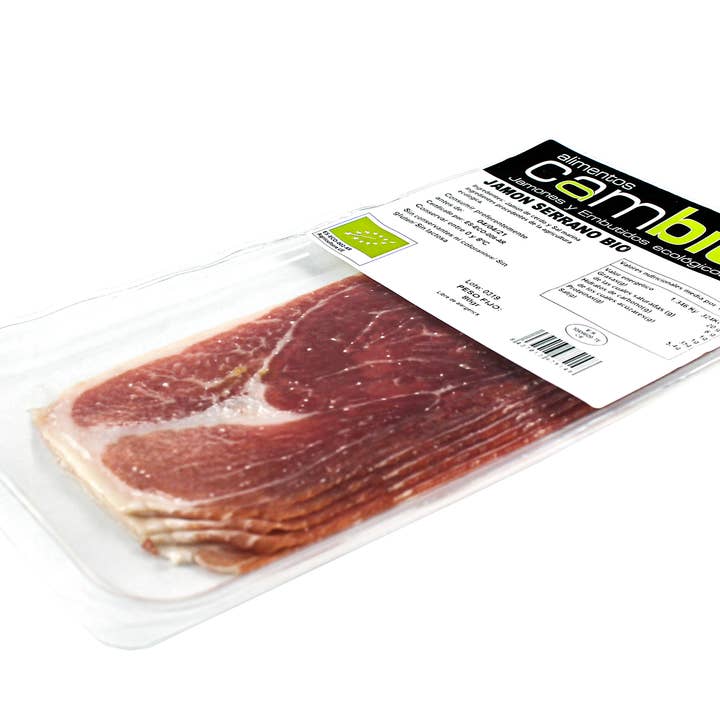 Spain Iberico - Vendita all'ingrosso Prosciutto - Prosciutto Serrano a fette biologico - Jamon Serrano spagnolo