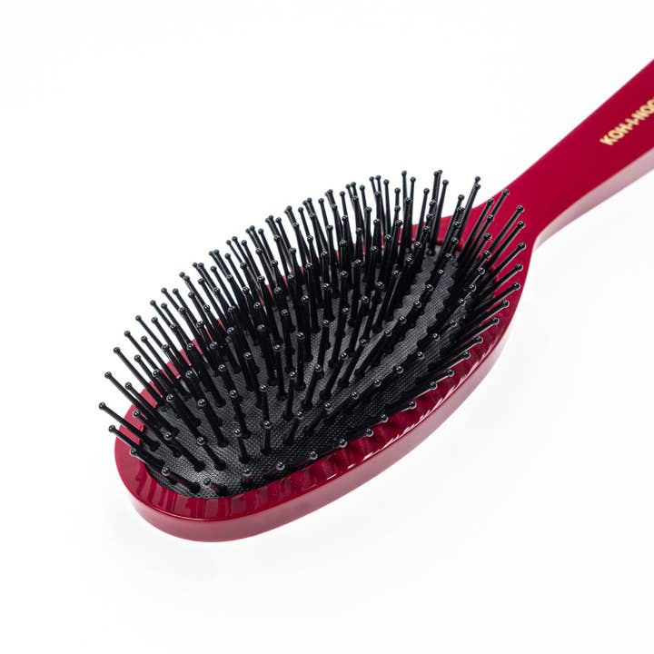 Koh-I-Noor - Wholesale Hair Brush/Comb - Pastel Synthetic Pin Brush - Biodegradable Acetate for Thick & Coarse Hair32