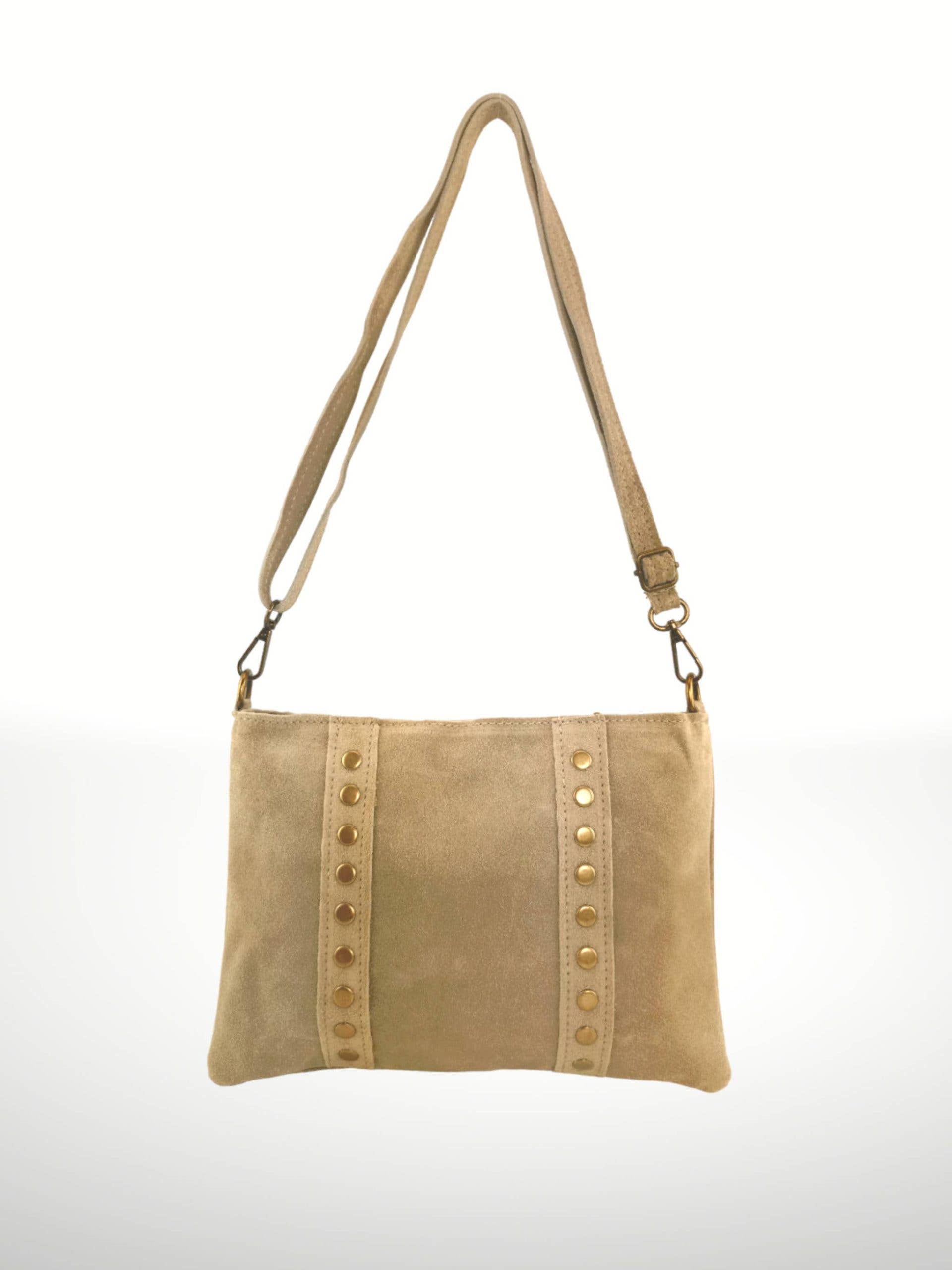 ITALIAN'S LEATHER - Wholesale Schoudertas - Dames - Celia ² schoudertas van suède leer28