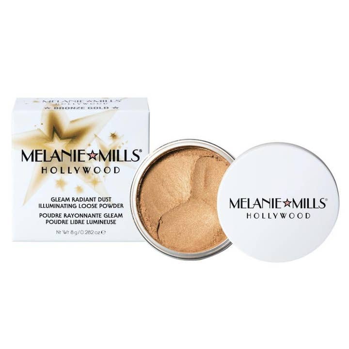 Melanie Mills Hollywood - Wholesale Makeup highlighter - Bronze Gold - GLEAM RADIANT DUST1