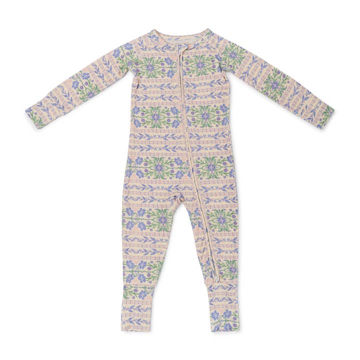 Motette - Wholesale Sleepsuit - Baby - Spring Cascade Bamboo Sleeper