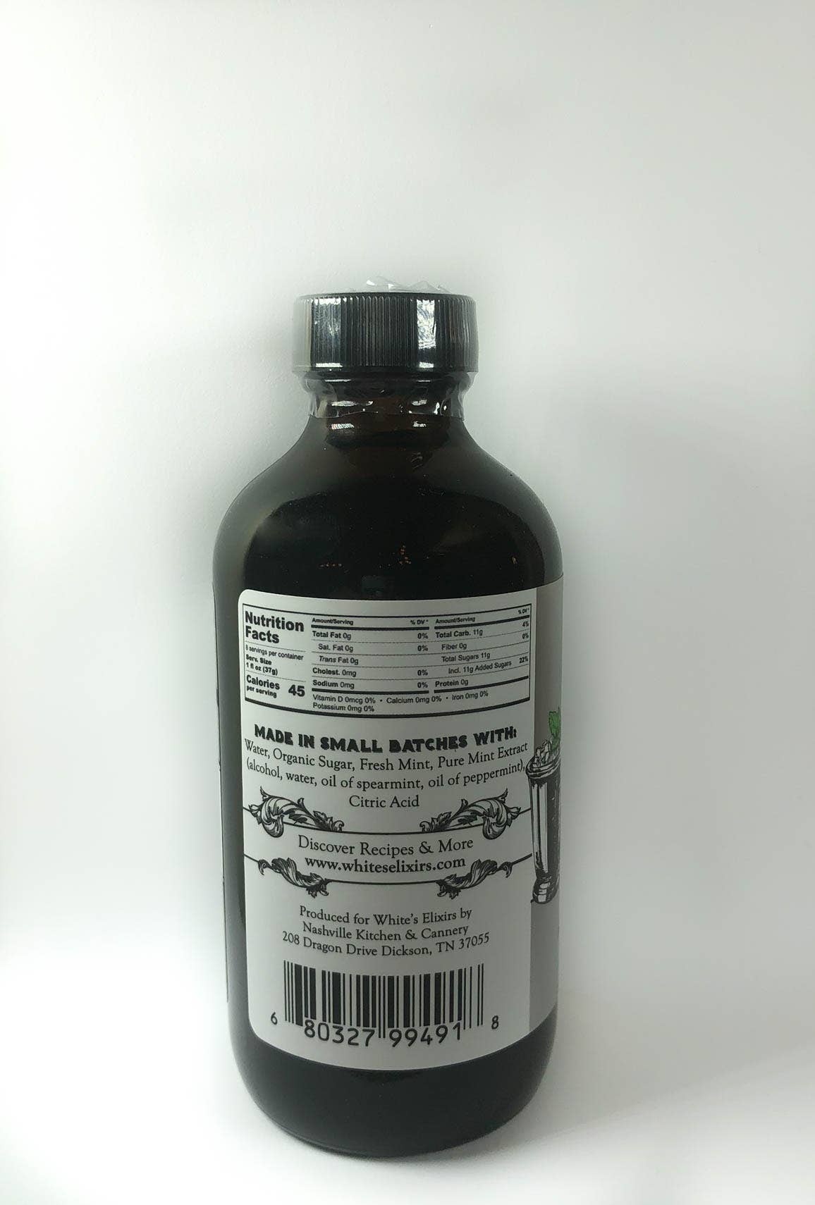 White's Elixirs - Wholesale Cocktail Mix/Syrup - White's Elixirs Mint Julep Cocktail Mix1