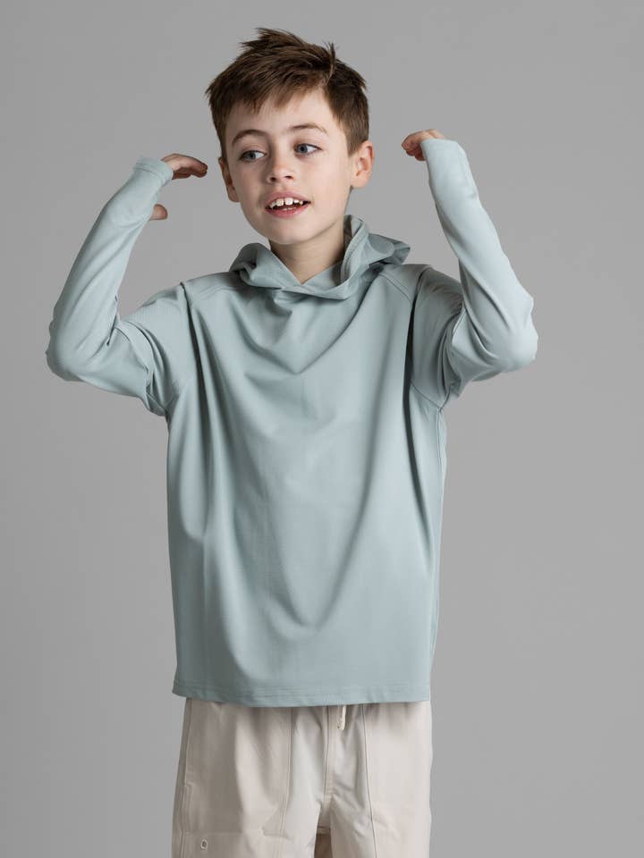 Unisex Kid's Suncatcher UPF 50+ Hoodie for wholesale by LIV Outdoor