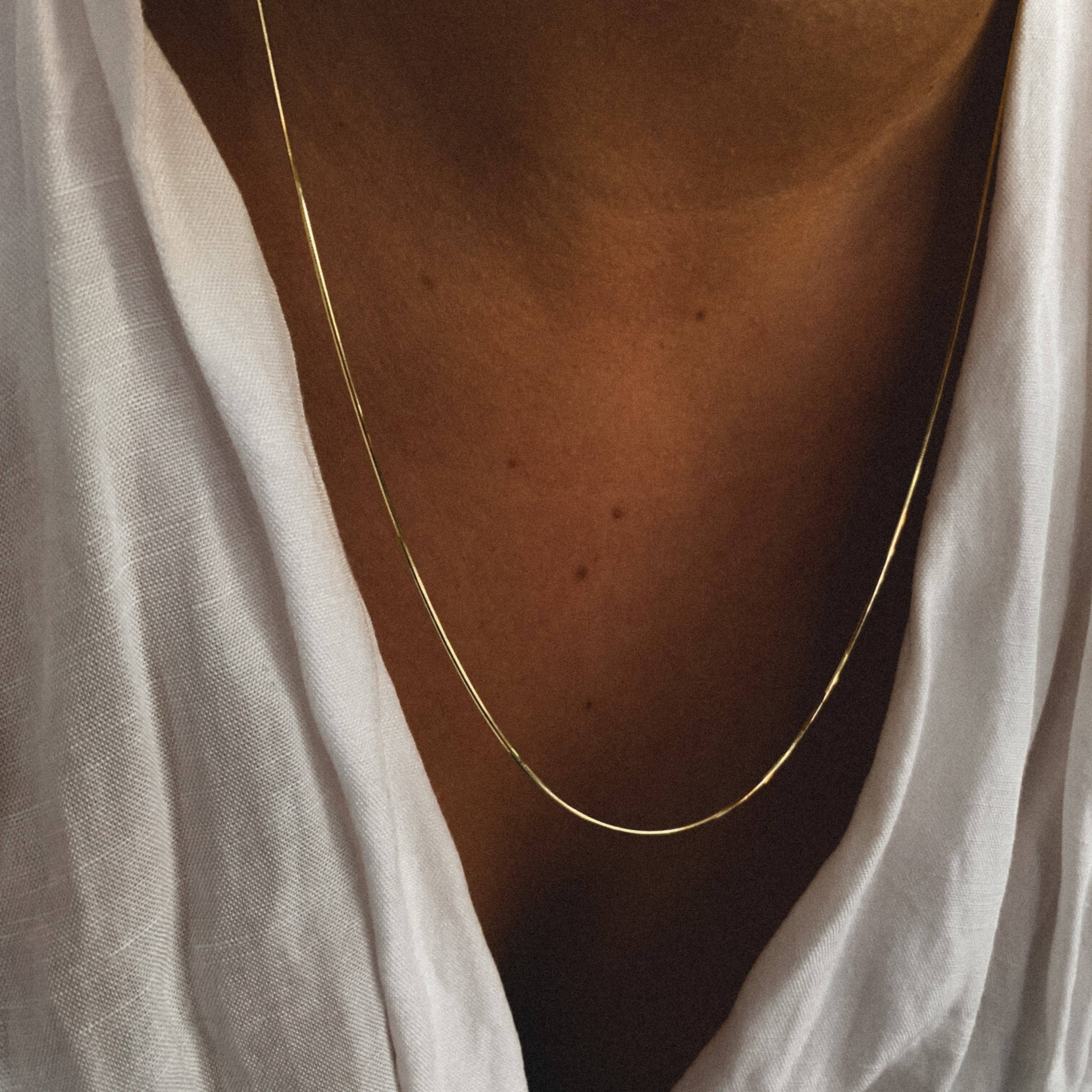 Love Local Jewelry - Venta al por mayor Collares de cadenas y eslabones - Collar Joli de cadena básica14