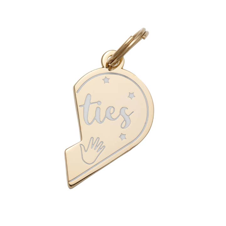 Two Tails Pet Company - Wholesale Pet identification tag – Dog - Besties - Pet ID Tag & Charm2