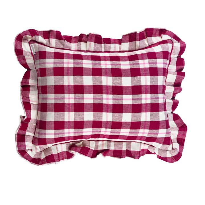 Archive NY Abigaill Plaid Ruffle Pillow for wholesale by Archive NY