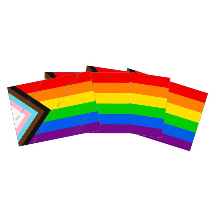 15 autocollants drapeau Progress Pride pour la vente par Merchbaendchen