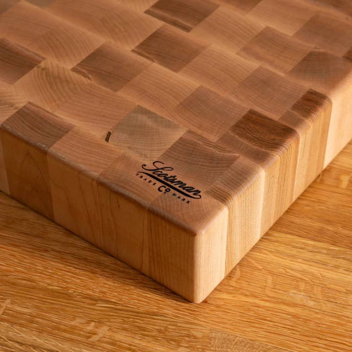 Laurel Mercantile - Wholesale Cutting Board - Maple End Grain Square Butcher Block11