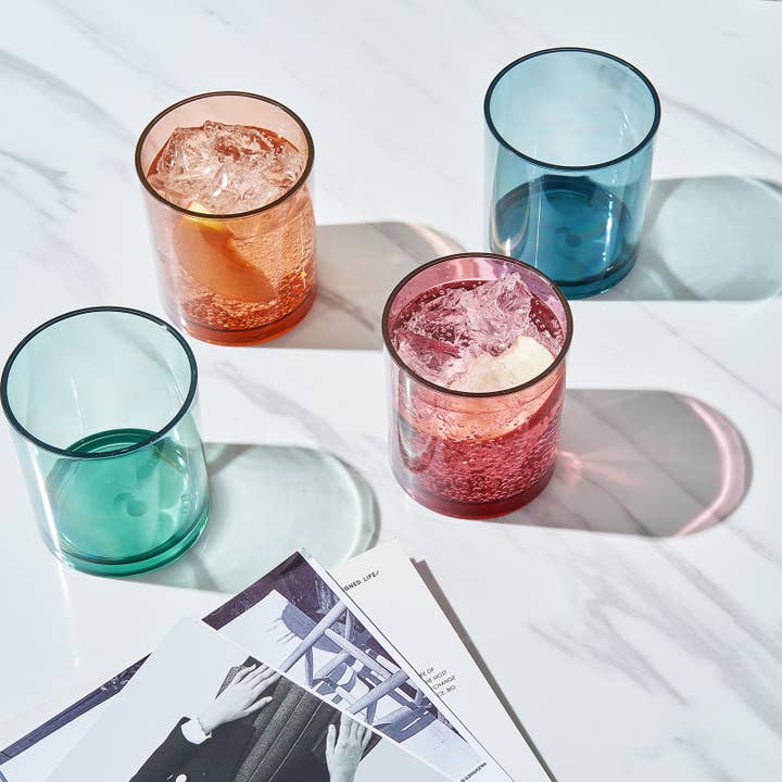 The Wine Savant / Khen Glassware - Wholesale Cocktail/likeur glas - Acryl Onbreekbare Drinkglazen Set van 43