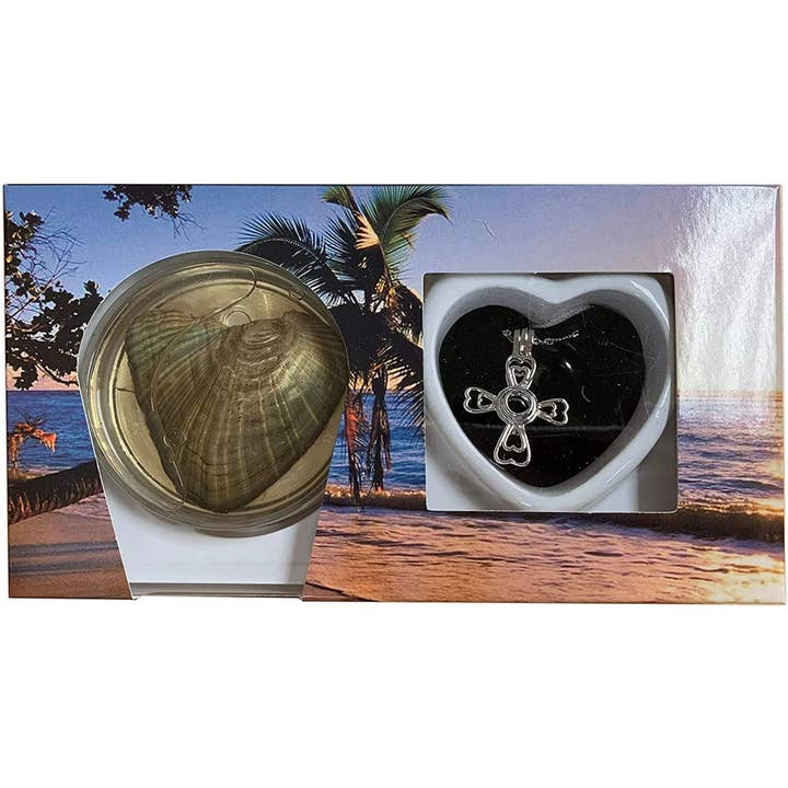 7 Star - Wholesale Jewelry Set - Cross Pearl Kit with Pendant Necklace Love Pearl2