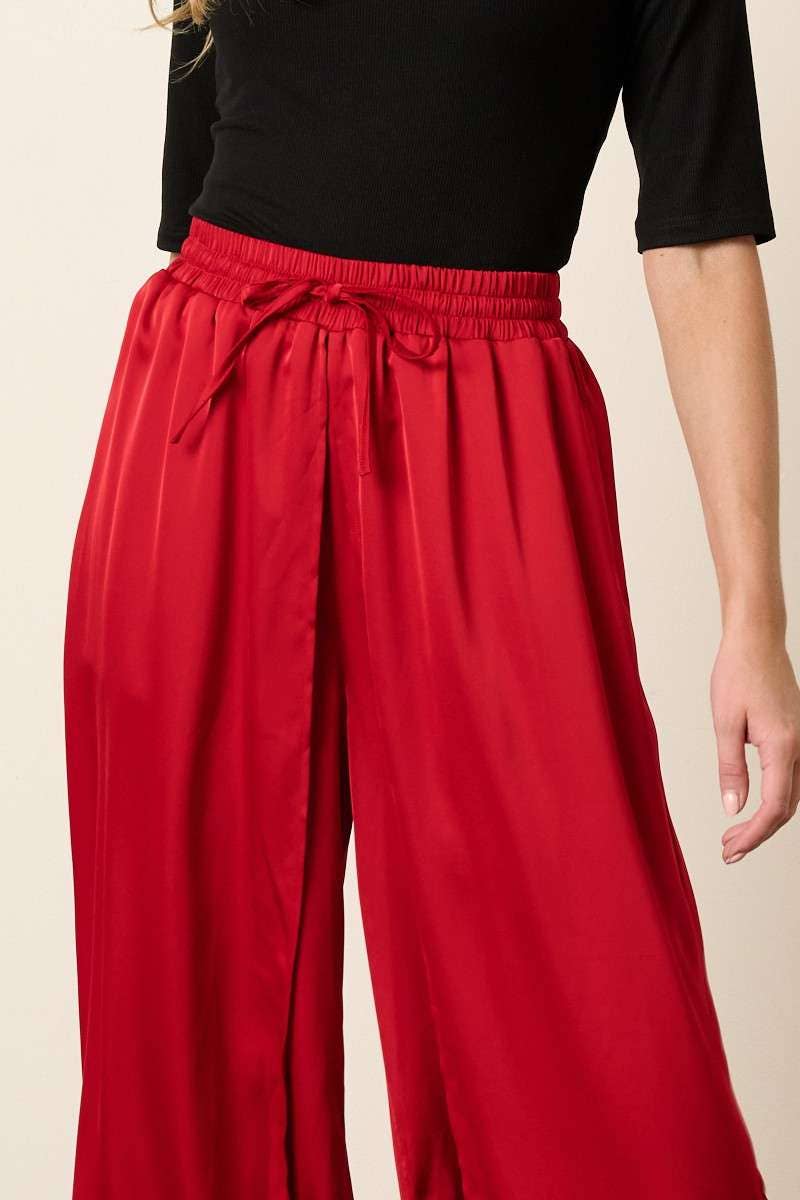 mittoshop - Vente Pantalon – femme - PANTALON À JAMBES LARGES EN SATIN FLYAWAY5