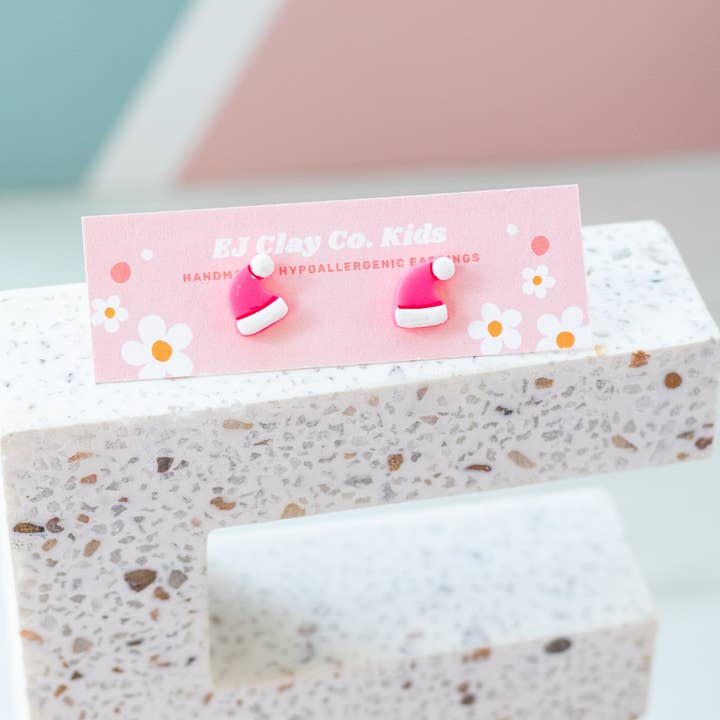 EJ Clay Co - Wholesale Stud/Post Earrings - EJ Kids- Holiday Stud Collection2