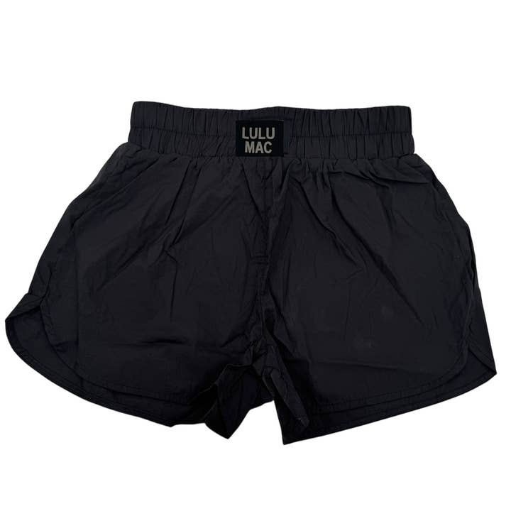 DD-SHORT BLACK LULU MAC SOLID SHORTS for wholesale on Faire