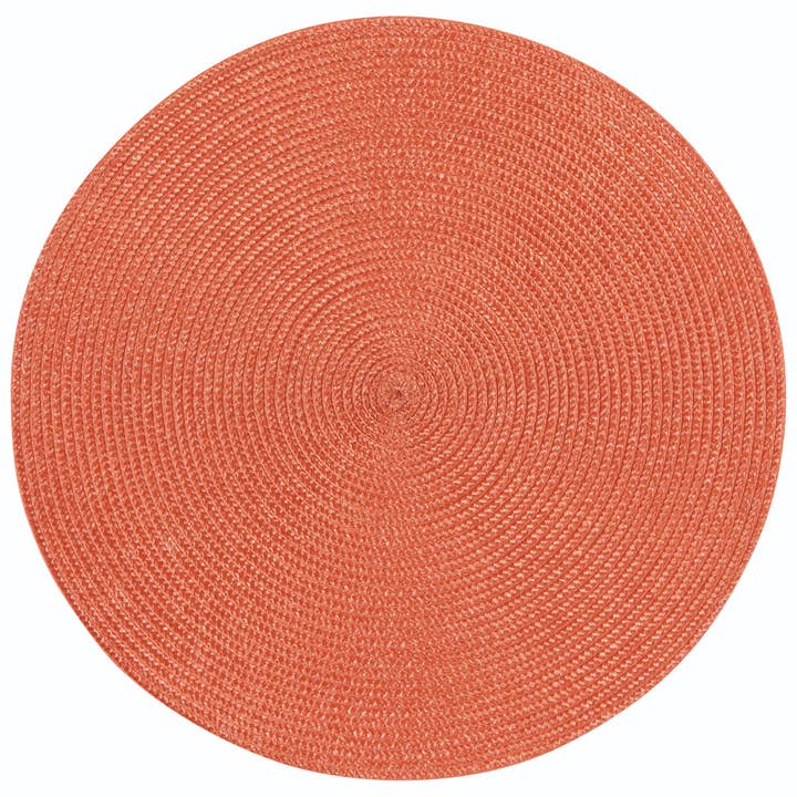 Disko Rust Round Placemat for wholesale by Now Designs by Danica