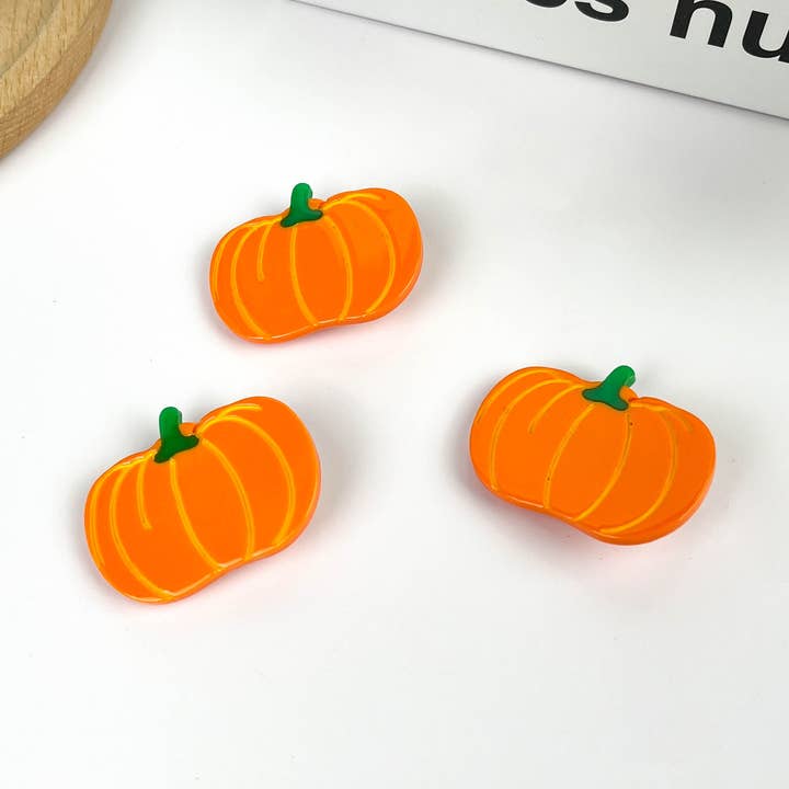Acetate Pumpkin Hair Clip,Acetate Vegetable Duckbill Clip for wholesale by TheDivaSoap