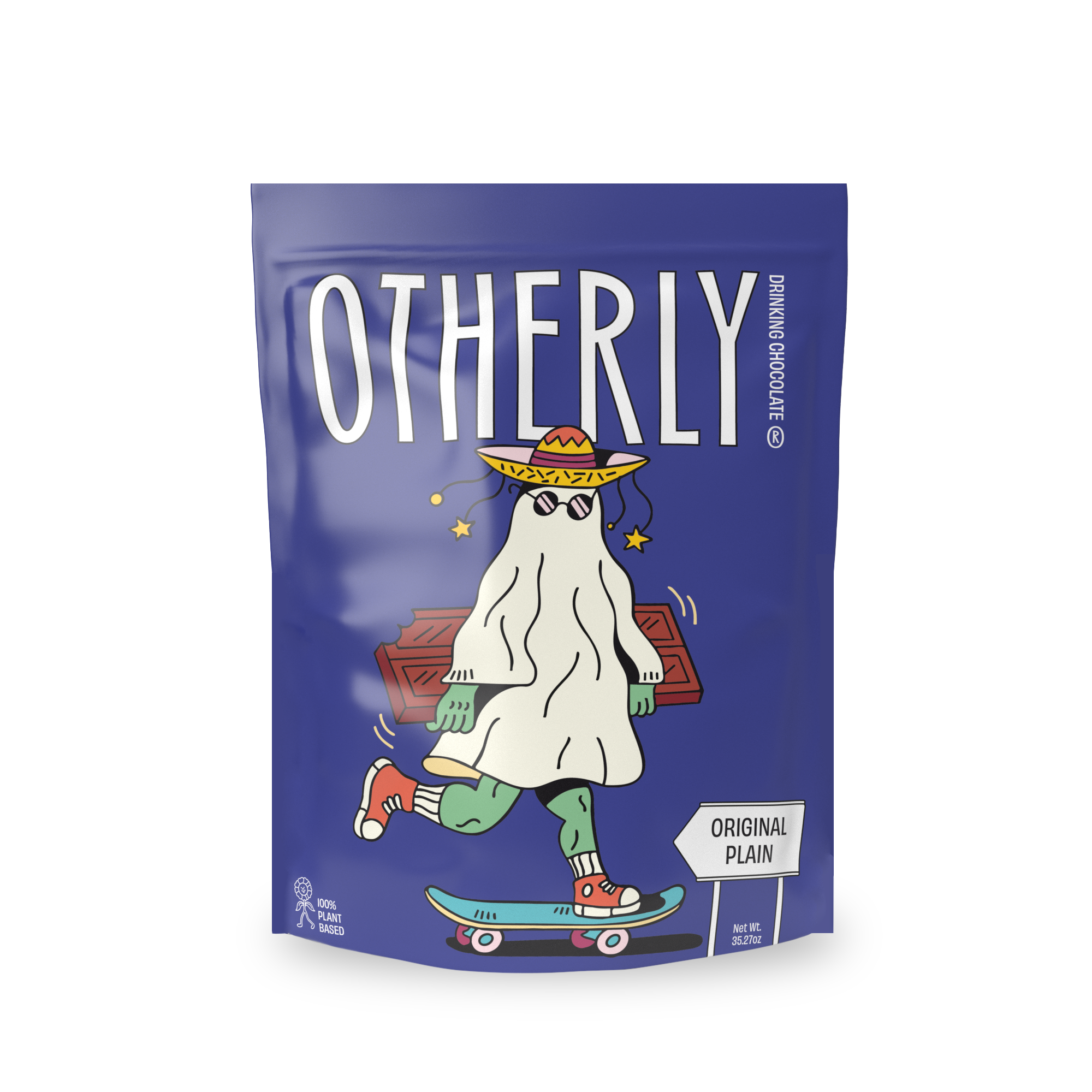 OTHERLY: OATM*LK CHOCOLATE [No duties when shipping to US!] - Wholesale Hot cocoa mix/kit - Original Plain Drinking Chocolate // Vegan // 1KG0