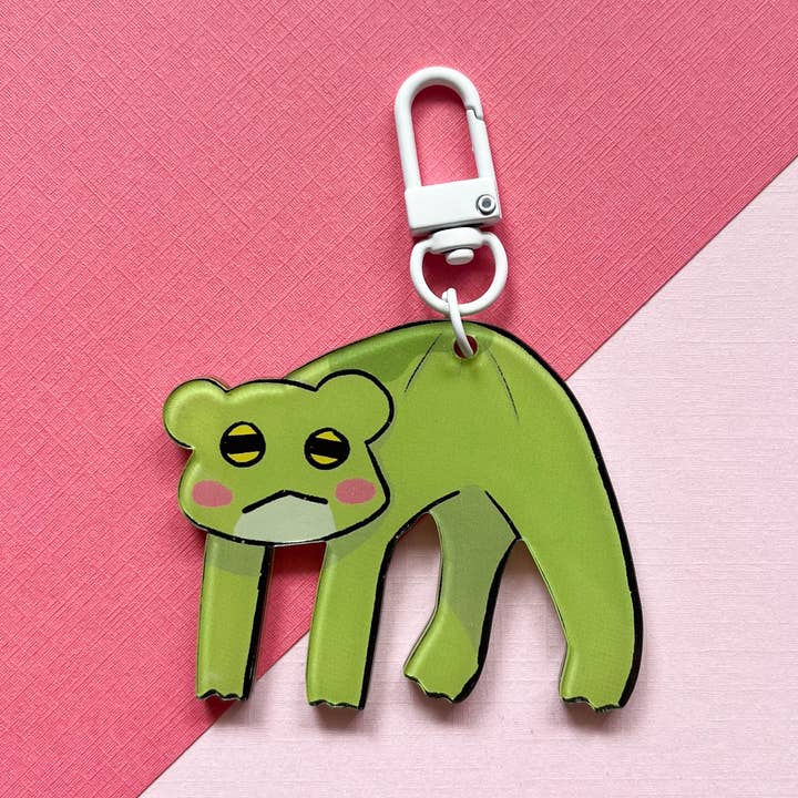 Hængende Frogblob-nøglering for engroshandel hos Frogblobs