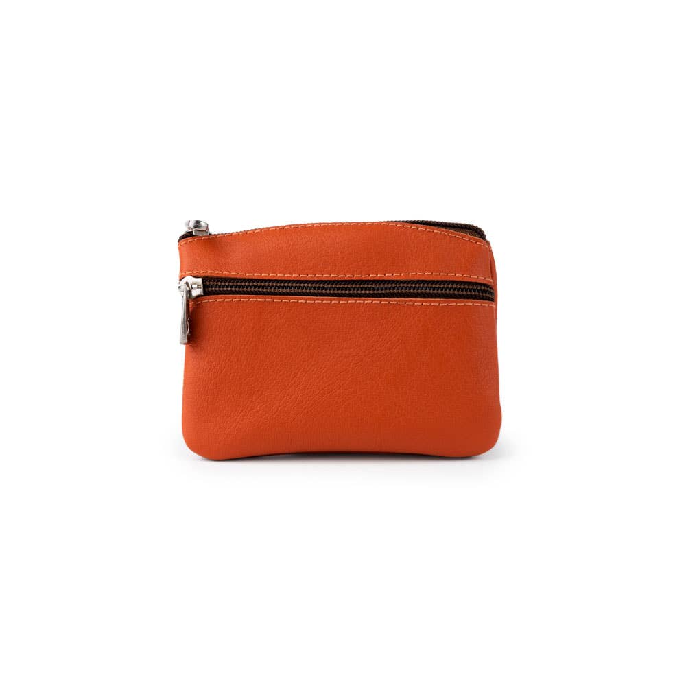 VALTICO – Großhandel Geldbörse – Damen – Bunte Ledergeldbörse mit zwei Reißverschlüssen3