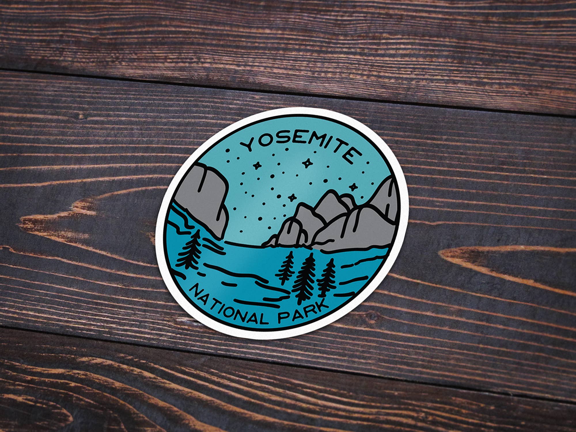 Albion Mercantile Co. - Wholesale Sticker - Yosemite National Park Sticker3