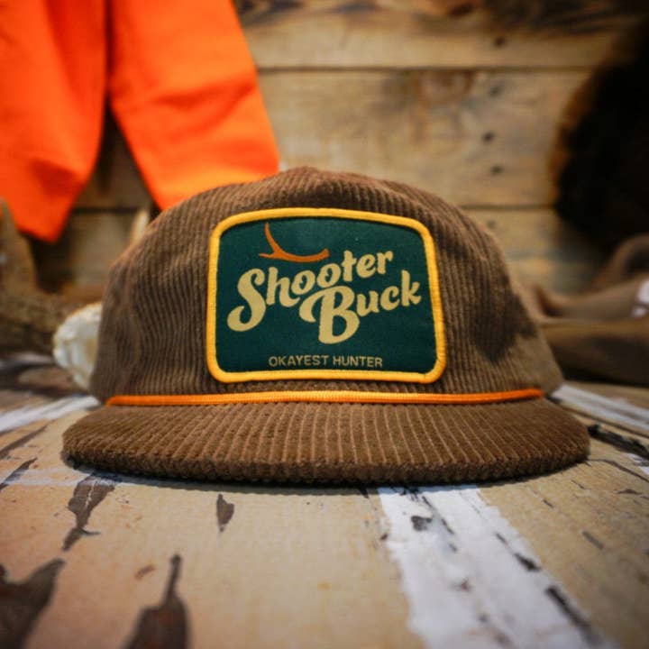 Corduroy Shooter Buck Cap for wholesale by Okayest Hunter