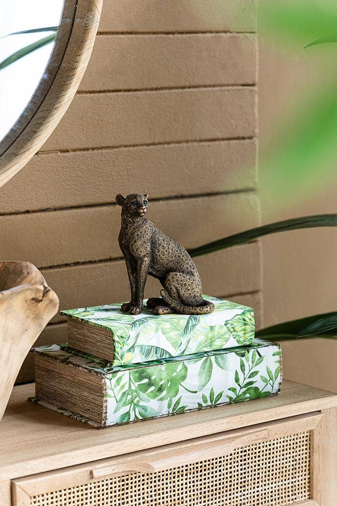 A&B Home Group Inc. - Wholesale Decoratief beeldje - Panter van koper, 15 cm10