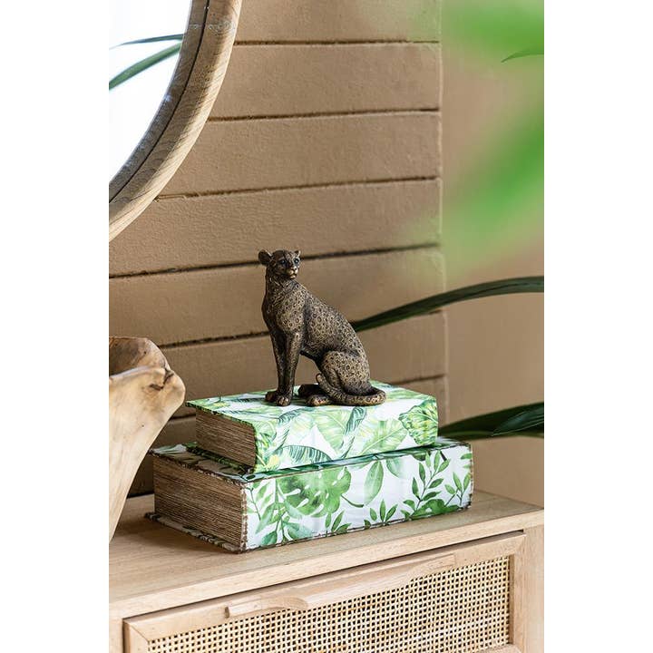 A&B Home Group Inc. - Wholesale Decoratief beeldje - Panter van koper, 15 cm10