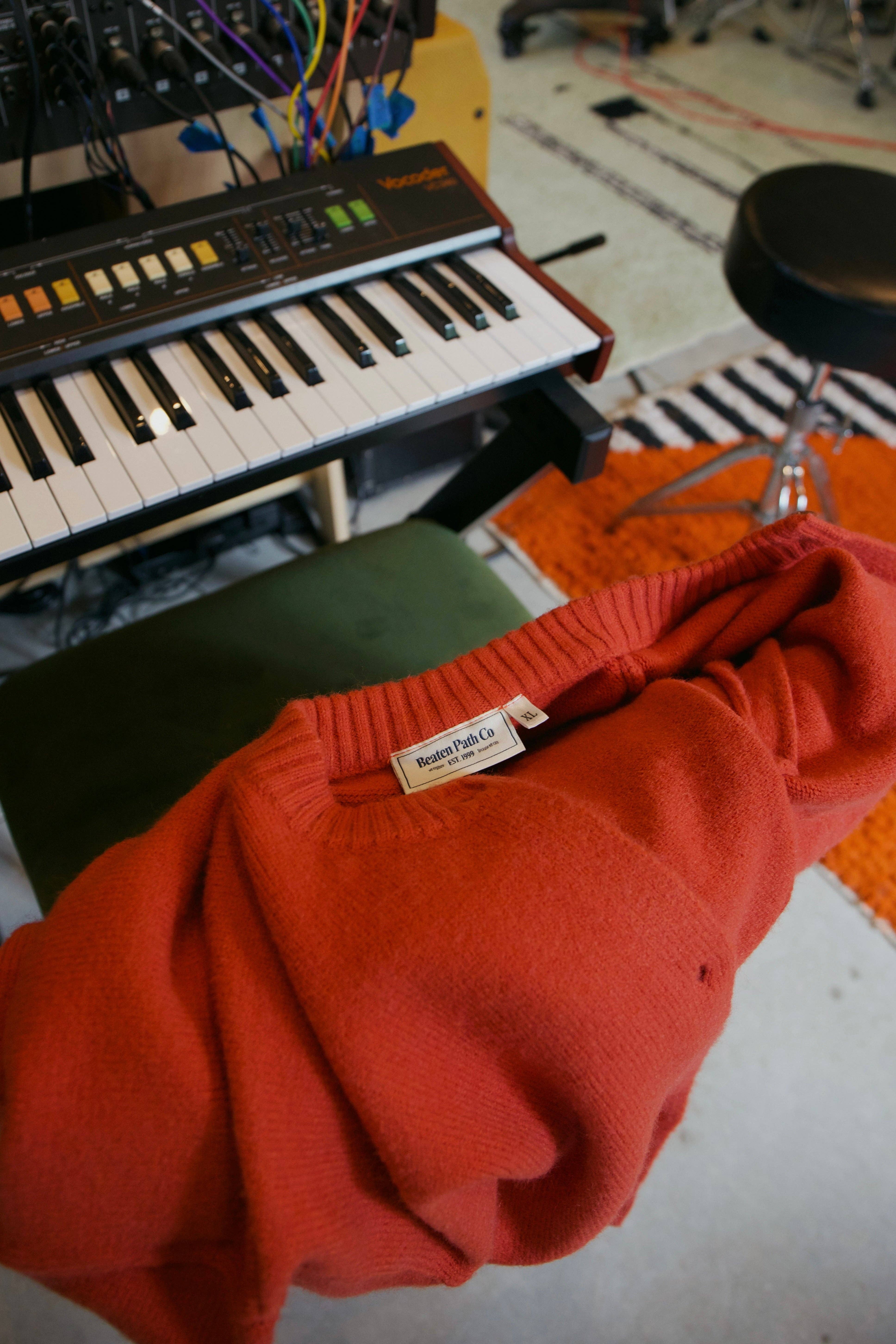 Beaten Path Co - Wholesale Cardigan - Women's - RED WOOL CARDIGAN8