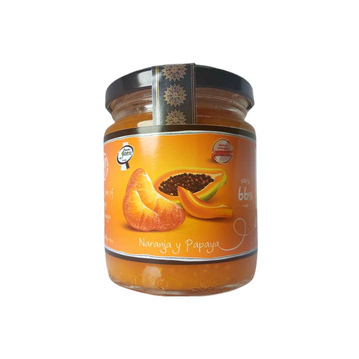 Homemade Orange and Papaya Jam 240 gr for wholesale by ESENCIA ANDALUSI GOURMET
