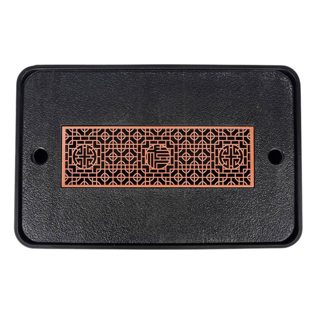 Urban Tokyo - Wholesale Serving Tray - 14.25"L Rectangular Tea Tray With Drip Tray (1/20)1