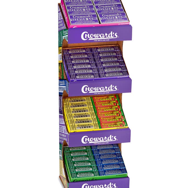 C. Howard Company, Inc. - Wholesale Chewing Gum - 96 ct. side kick or counter shipper3