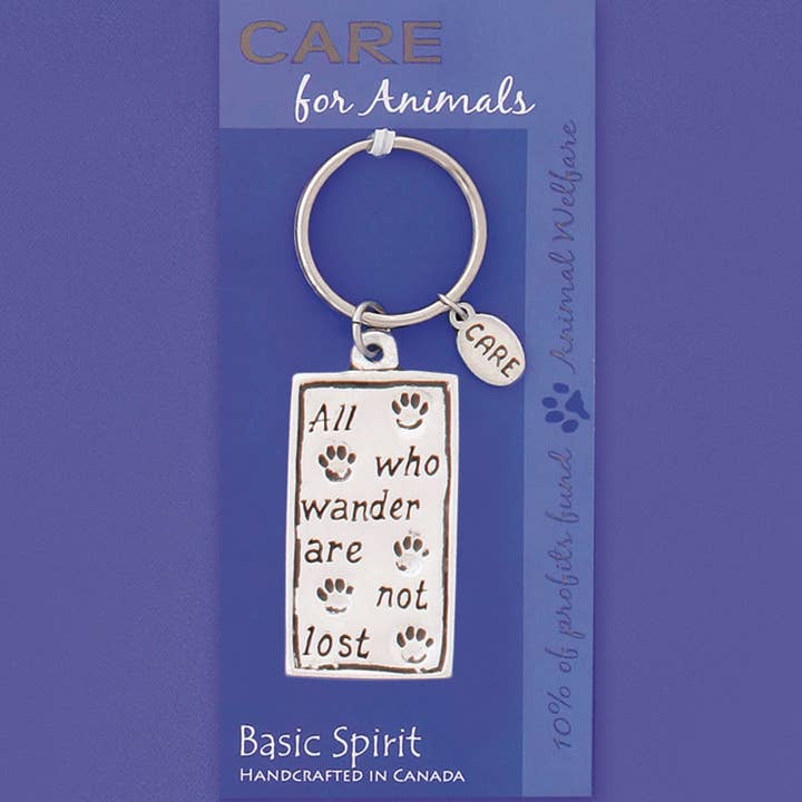 Wander Animal Welfare Keychain for wholesale by Basic Spirit
