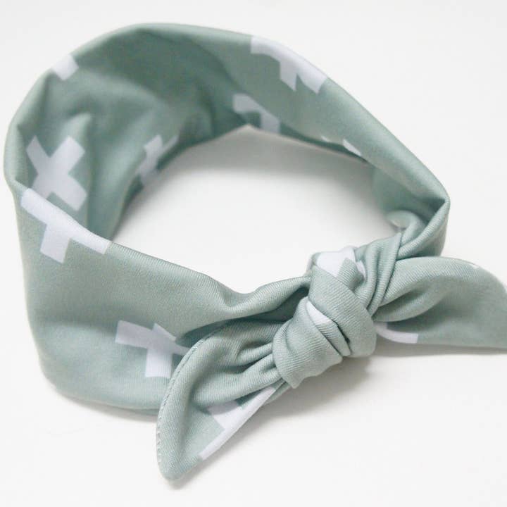 Pannband - Baby/småbarn/barn/vuxen Top Knot-pannband, kors för wholesale av Willbirdbaby