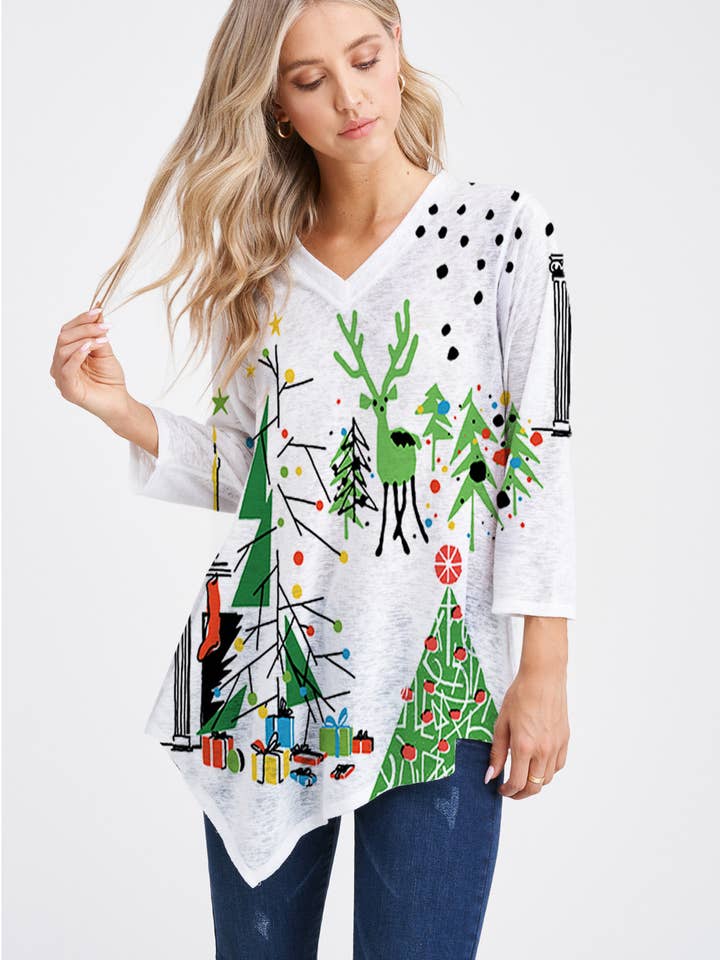 1098 MOON Tunic for wholesale by ET'LOIS