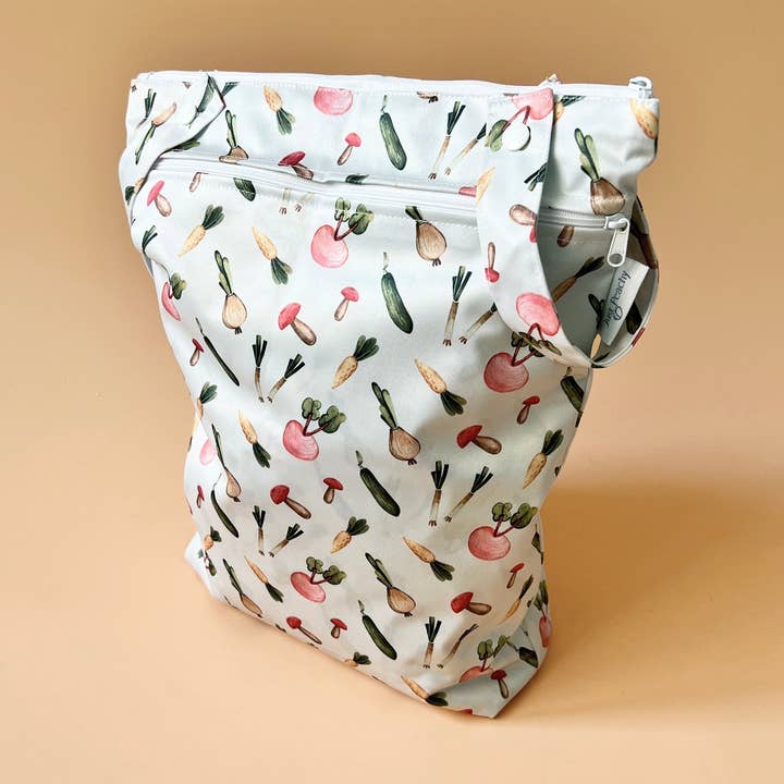 On-The-Go våt/torr väska - Farmer Market för wholesale av Just Peachy