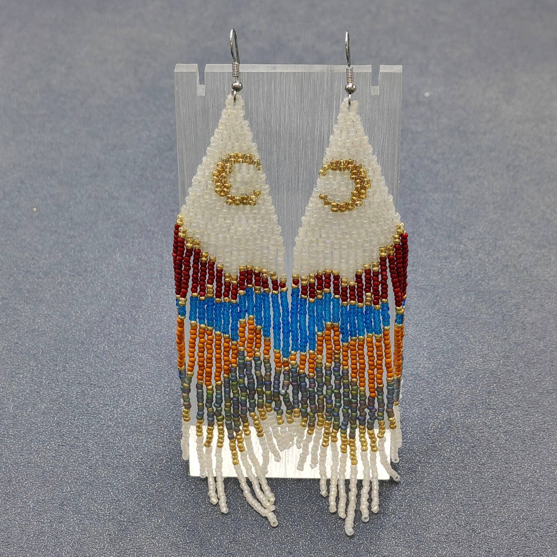 Mio Queena - Wholesale Tassel Earrings - Moonon The Mountain & River Seed Beads Earrings - BJ/SB/MS1