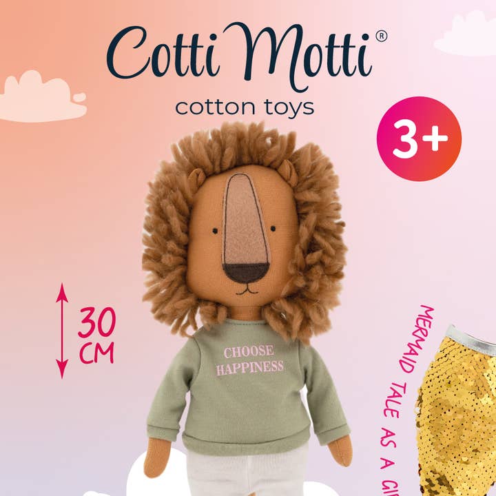 GIFT SET: Simon The Lion Plush + Mermaid Tail for wholesale by Orange Toys