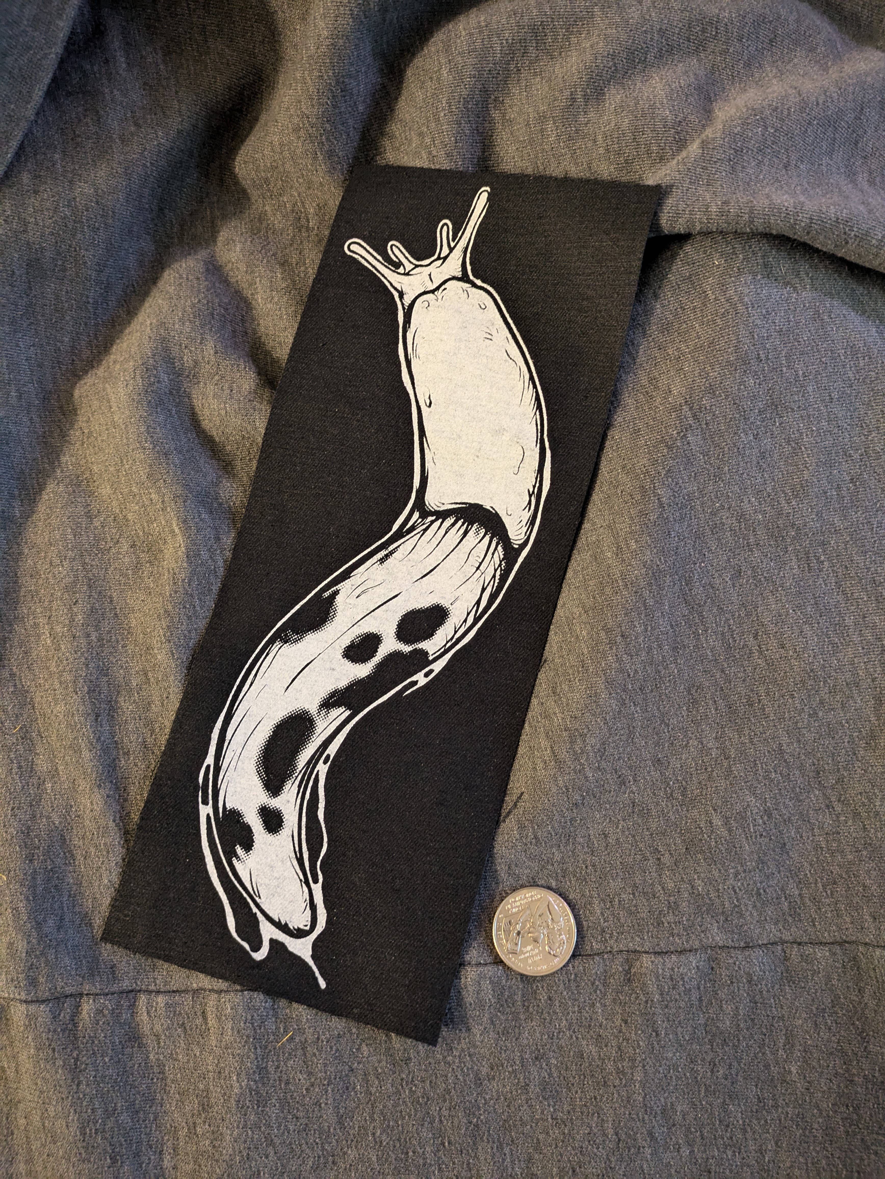 Goodbye Zach - Wholesale Patch - Banana Slug Sew On Patch: Screen Printed2