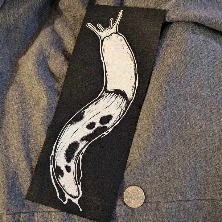 Goodbye Zach - Wholesale Patch - Banana Slug Sew On Patch: Screen Printed2