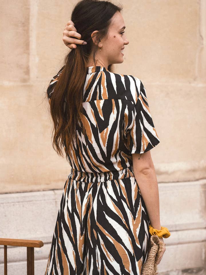 Walvis zebra shirt for wholesale by Sevenlie