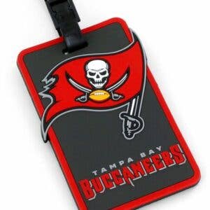 Etichetta per bagaglio Tampa Bay Buccaneers per la vendita all'ingrosso da parte di Turnovers Inc