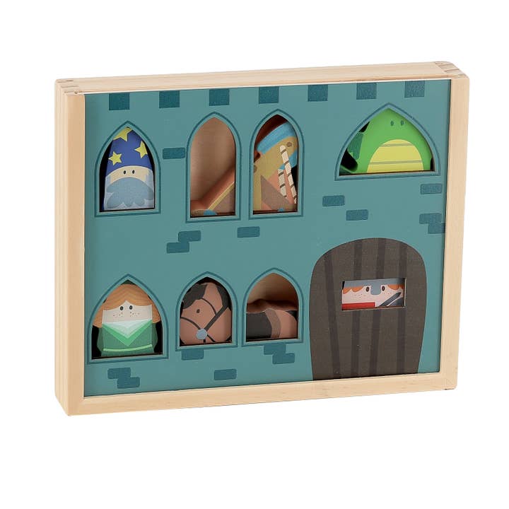 Vilac - My Wooden Castle Story with Figurines for wholesale by Hippychick