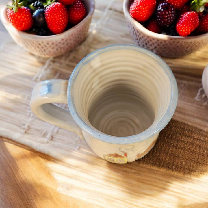 MudWorks Pottery – wholesale Coffee mug – Wish You Lived Next Door Mug
