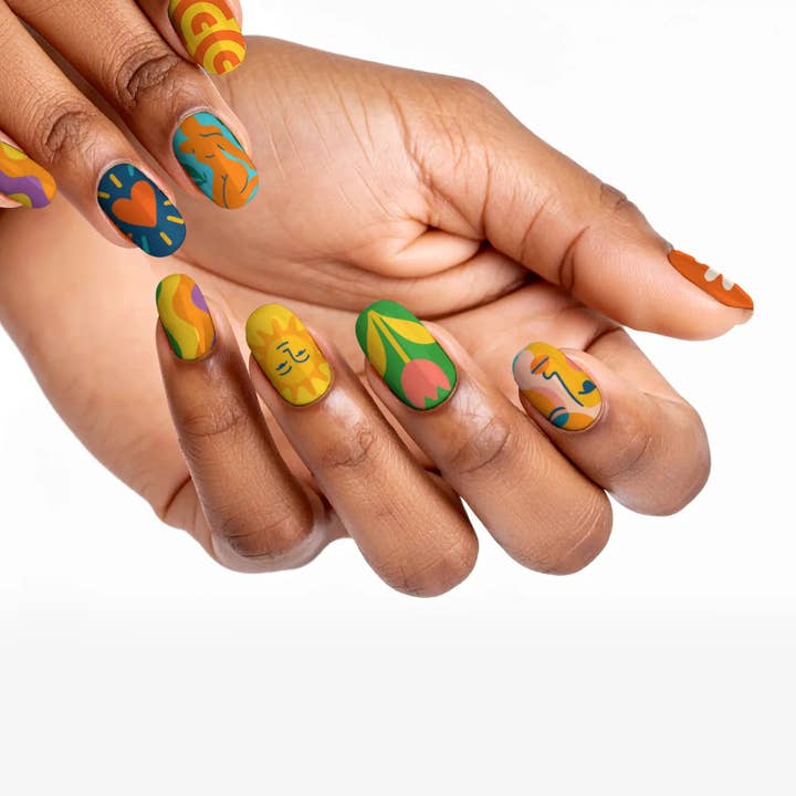 FYNE BODY – wholesale Lösnaglar – Splat-tastic Canvas Kreativitet Tryck-på Naglar69