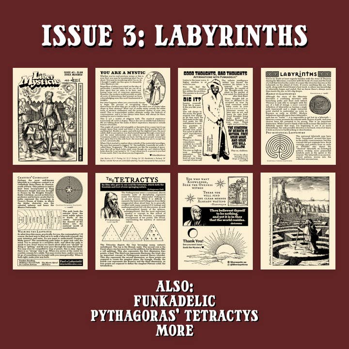 Wokeface - Wholesale Comic Book - Zine - Liber Mysticus1